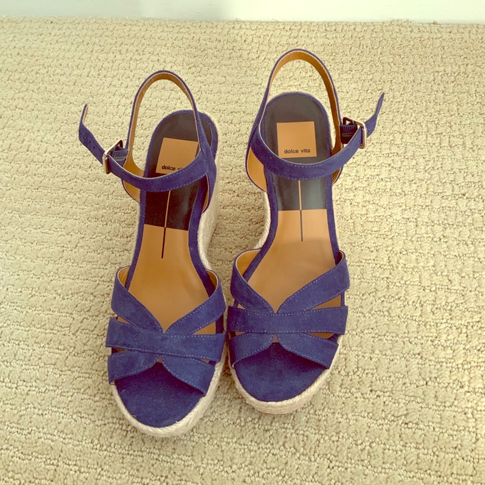 Never Worn - Dolce Vita Rope Wedge Sandals